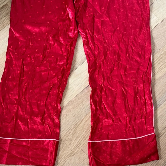 Victoria's Secret Red Satin Pajama Pants - Picture 4 of 7